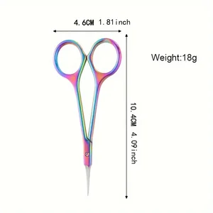 1 adet makas, başın kütikülü, hassas kesicinin kemeri, tırnak ucu, keskin nokta, çelik, paslanmaz, alet, tırnak ve kaşı kes, sk öldü Erkeksi bir şekilde uyarlanmış kumaş için en iyi 10 satış-no. 10