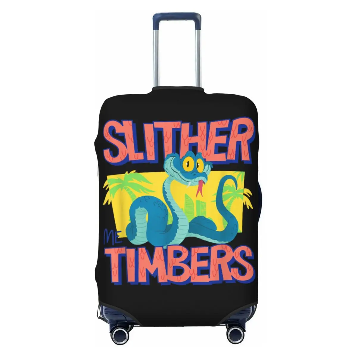 Zootopia 2, Slither Me Timbers Gary De'Snake Kofferhülle, Fluggeschäft, praktischer Gepäckzubehör-Schutz