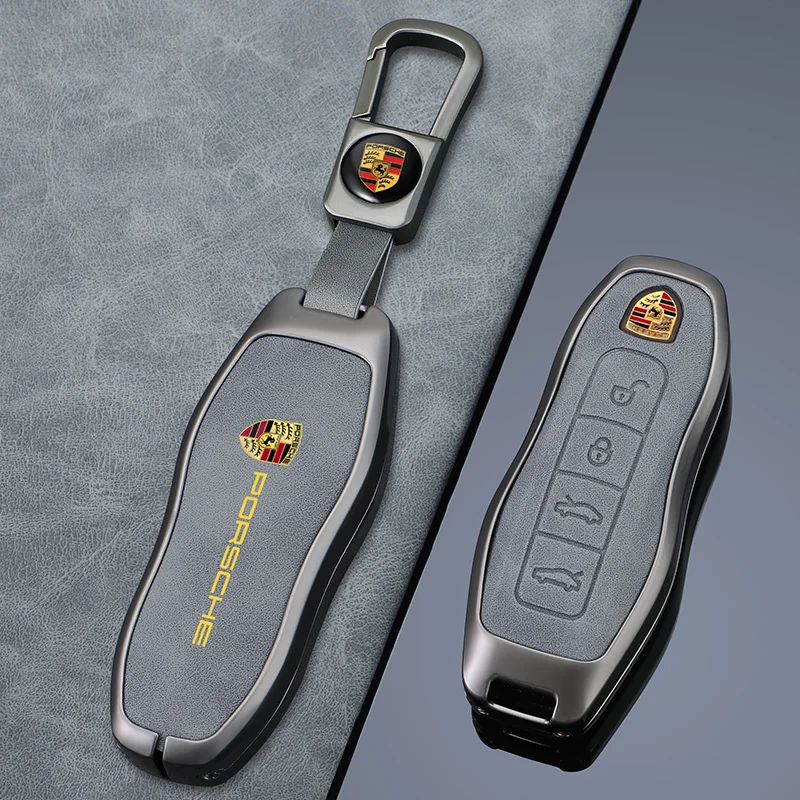 Fashion Car Smart Key Case Cover Protector Shell For Porsche Cayenne 911 996 Macan Panamera Boxster 986 987 981 Auto Accessories