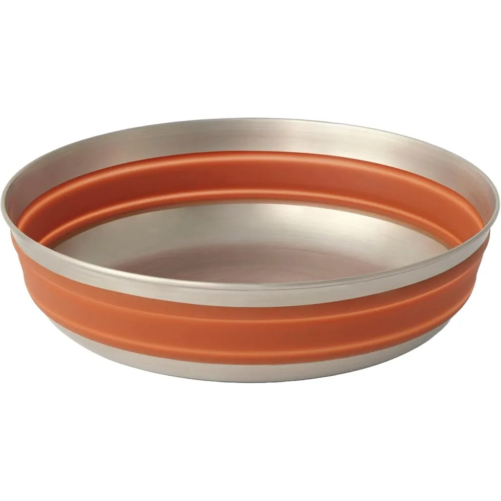 

Sea to Summit Detour Stainless Steel Collapsible Bowl, Large (31 fl oz), Bombay Brown