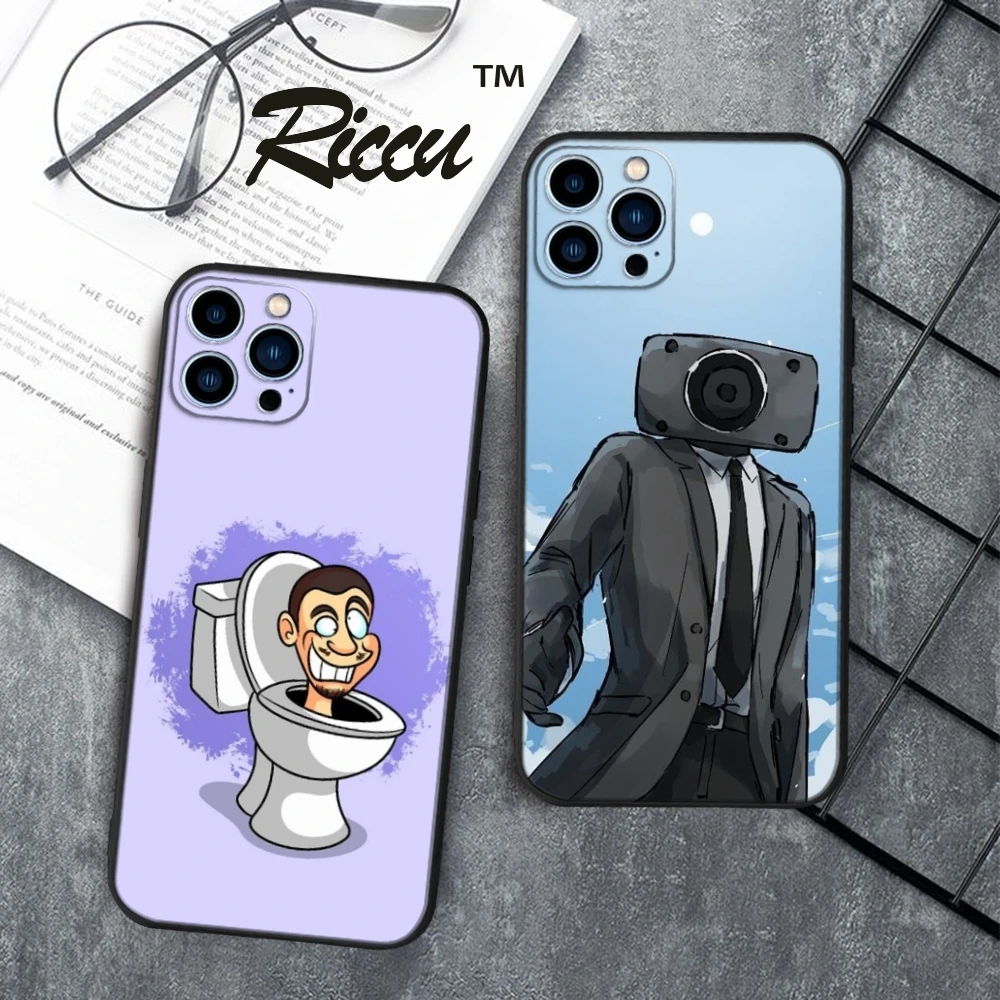 

Skibidi Toilet Phone Case FOR IPhone 16 15 14 11 12 Pro 15 Plus 16 Pro MAX XR XS MINI Samsung S25 S24 Black Covers