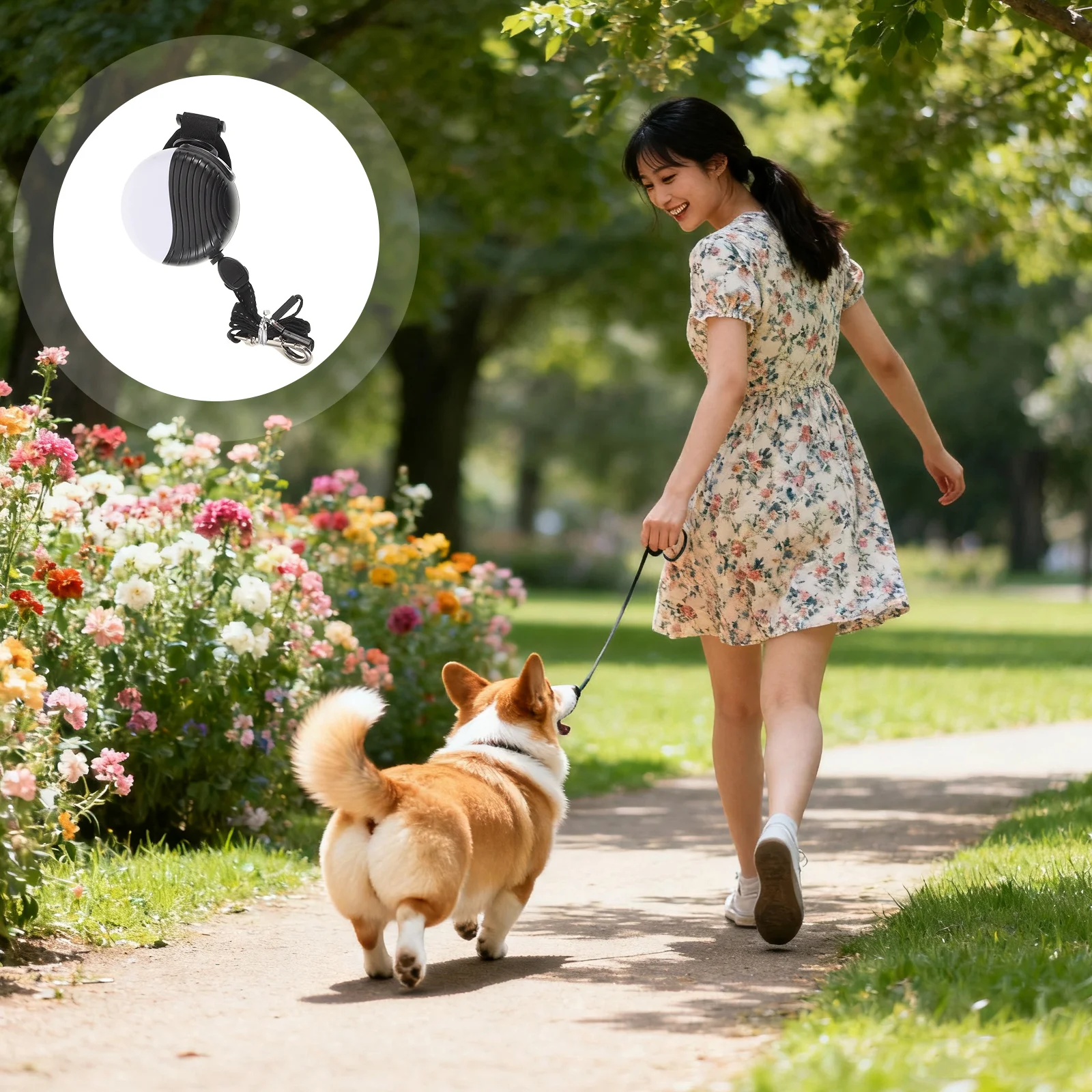 

Pet Leash Retractable 9.84Ft Automatic Extendable Dog Leash Heavy Duty Handsfree For Large Medium Small Dogs Puppy Chew Proof