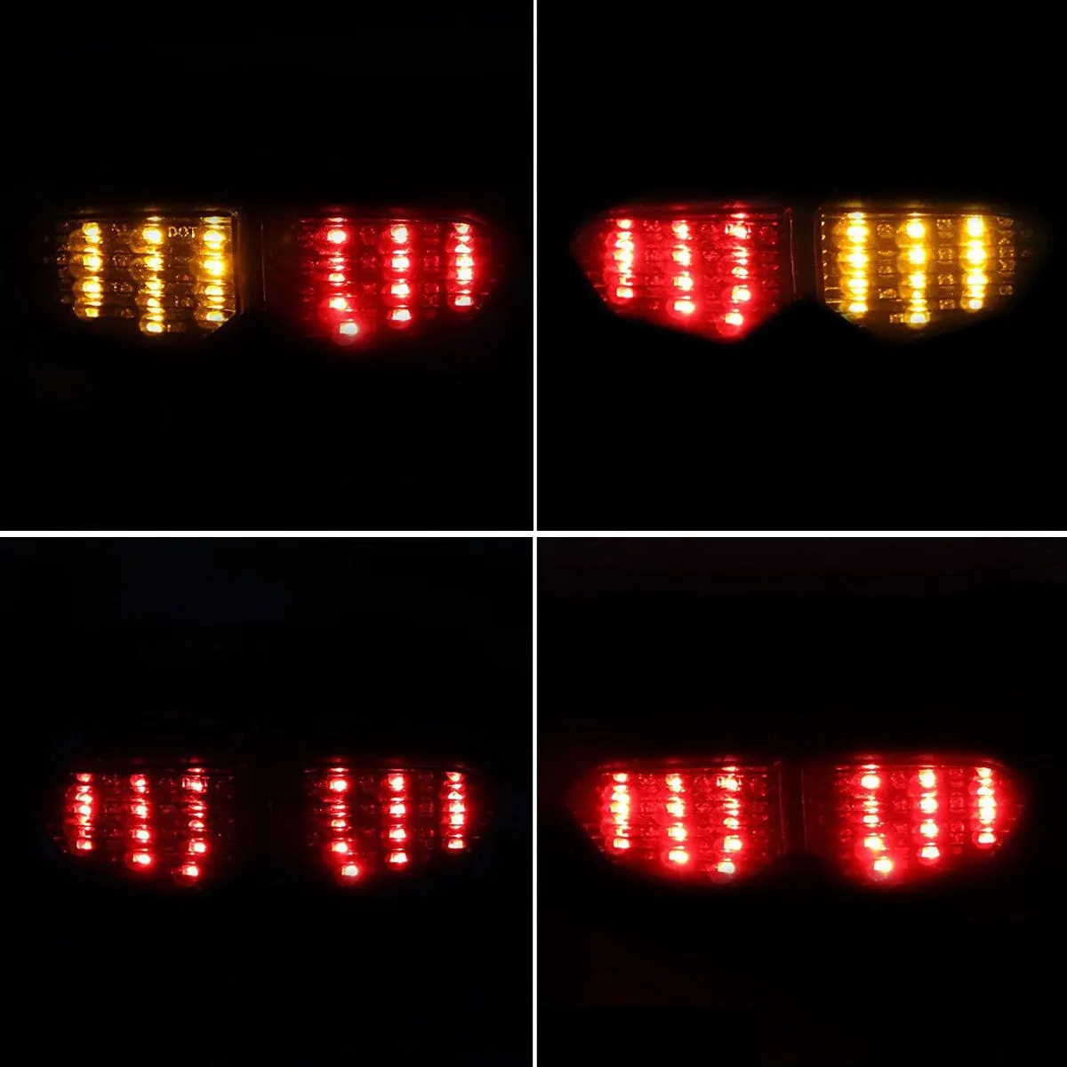 Artudatech Integrated LED TailLight Turn Signals for Yamaha YZF R6 2003-2005 YZF R6S 2006-2008