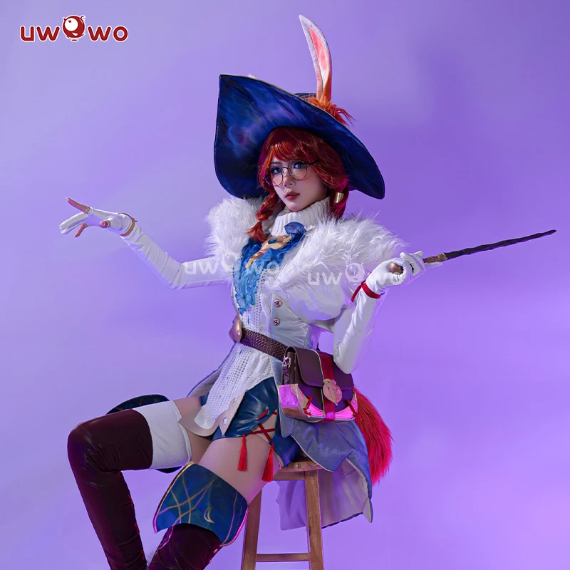 PRE SALE Game League of Legends/LOL: Aurora Witch Bunny Champion Cosplay Costume With Tail Halloween Costume For Adult Women Men