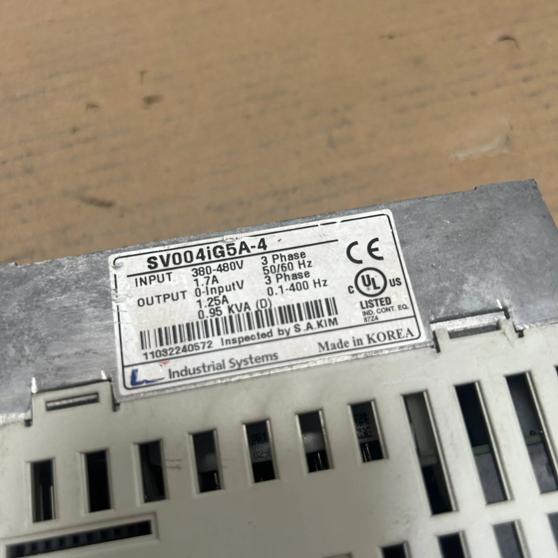 SV004iG5A-4 وحدة تحكم العاكس 0.4KW 380V ل LS SV004iG5A-4