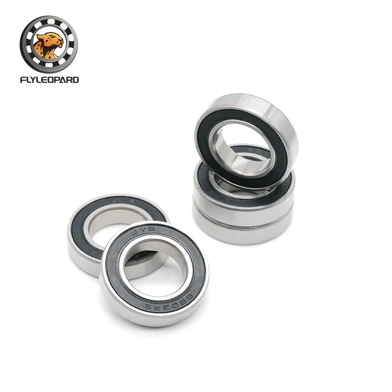 6902 2RS Bearing 15*28*7 mm 6Pcs ABEC-7 C2 Metric Thin Section 61902RS 6902 RS Ball Bearings 6902RS