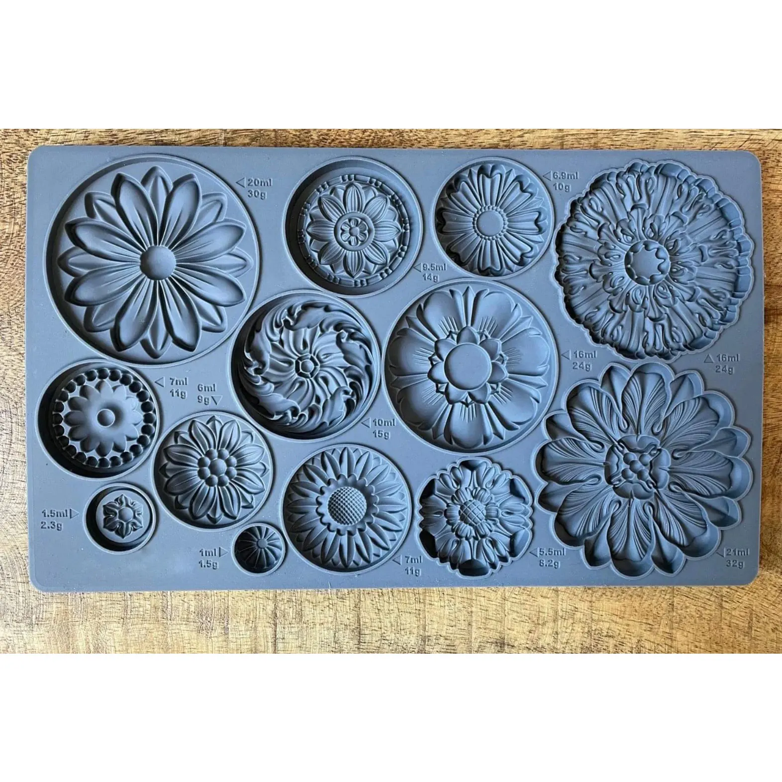 Rosettes Decor Silicone Mould Fondant Cake Tool Gumpaste Mould, Sugarcraft, Chocolate Forms,Kitchen Accessories