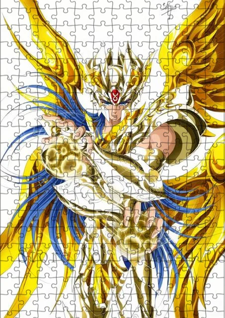 Japanese Classic Anime Saint Seiya Puzzle 1000 Piece Paper Jigsaw Puzzles for Adults Children Educational Toys Collection Gifts