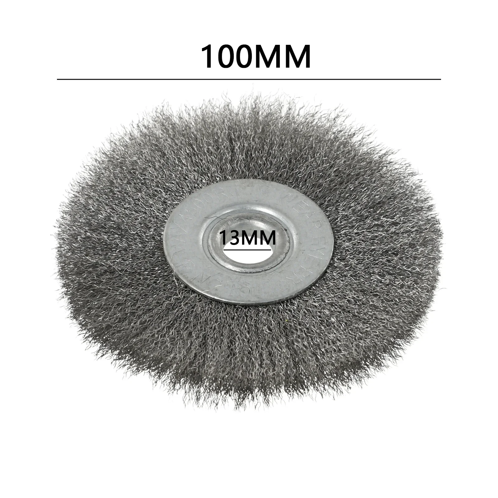 Imagem -03 - Crimped Roda Broca Escova Fio de Angle Grinder Polimento Remoção de Ferrugem Ferramentas 75 mm 80 mm 0.52 0.32 1pc Aço Inoxidável