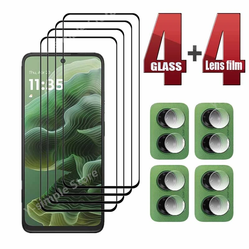 

Phone Glass For Motorola G35 Screen Protector 9H Anti-Scratch Full Cover Moto G35 Soft Camera Lens film