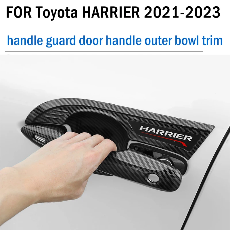 

FOR Toyota HARRIER 2021-2023 Color My Life Stainless Steel lnner Car Door Handle Cover Doors Bowl Circle Trim Car Accessories