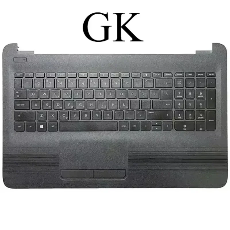 NEW for HP 15-AY 15-AC 15-AF 15-BA TPN-C125 250 255 G4 G5 Laptop US/RU/GK/SV Keyboard Palmrest Upper Cover Top Case 855027-001