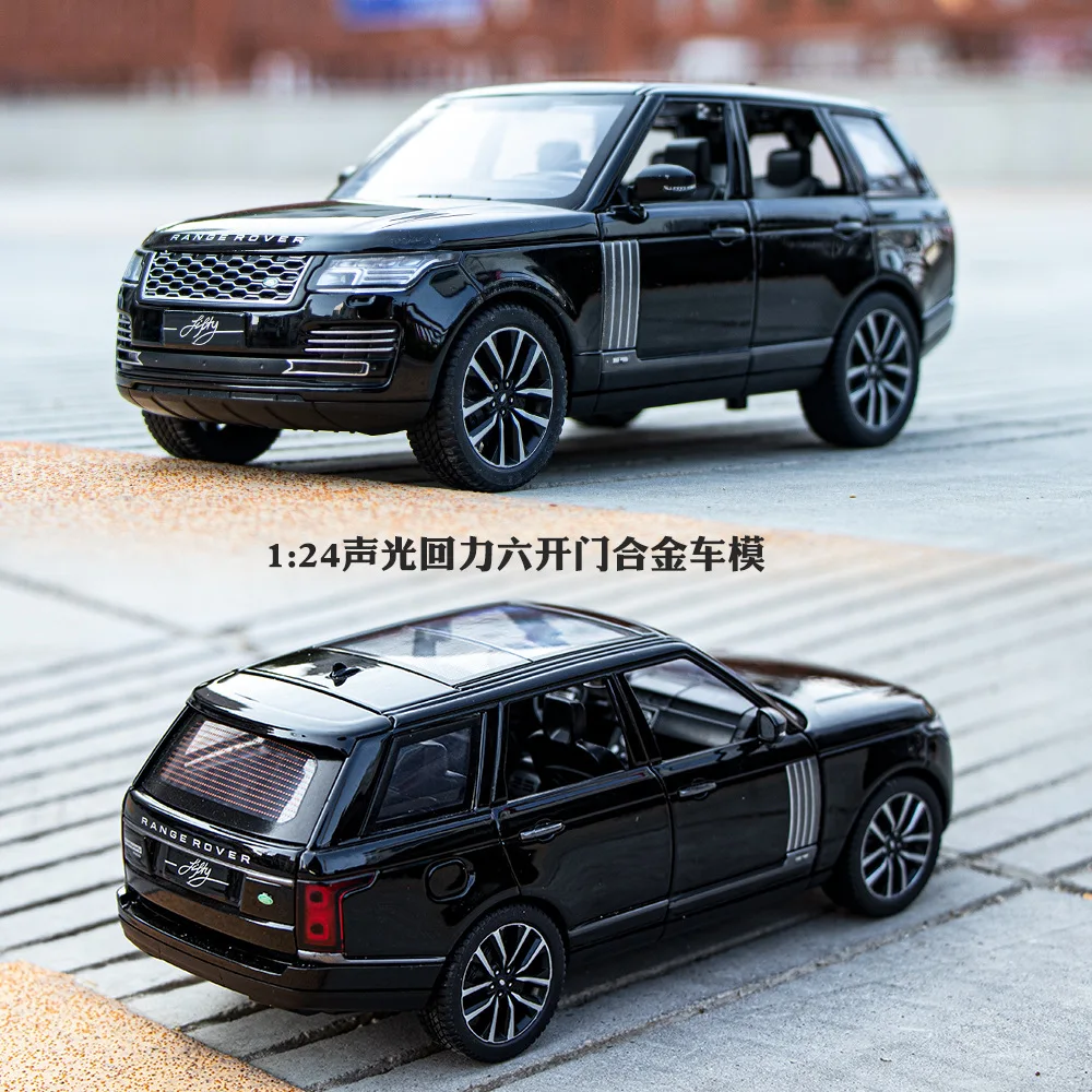 1:24 RANGE ROVER 50th Anniversary SUV Alloy Model Car Toy Diecasts Metal Casting Sound and Light Car Toys For Children Vehicle