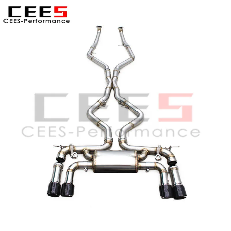 

Выхлопная система CEES Valvetronic для BMW X5M/X6M E70/E71 4.4TT 2010-2014, трубы из нержавеющей стали с клапаном, спортивный Catback, активный звук