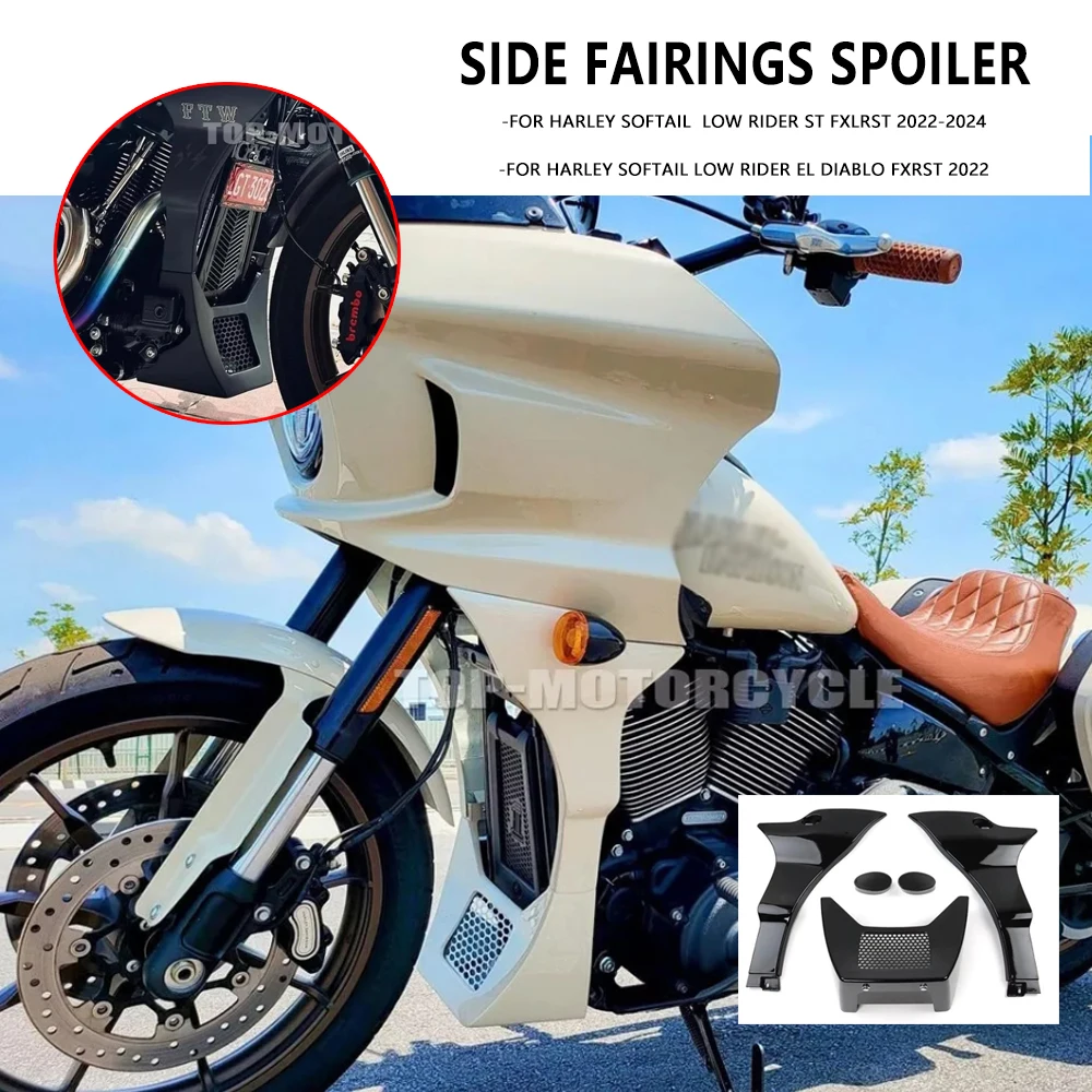 

Новые аксессуары для мотоциклов, обтекатели для подбородка, спойлеры, защита для Harley Low Rider ST FXLRST 2022 2023 2024