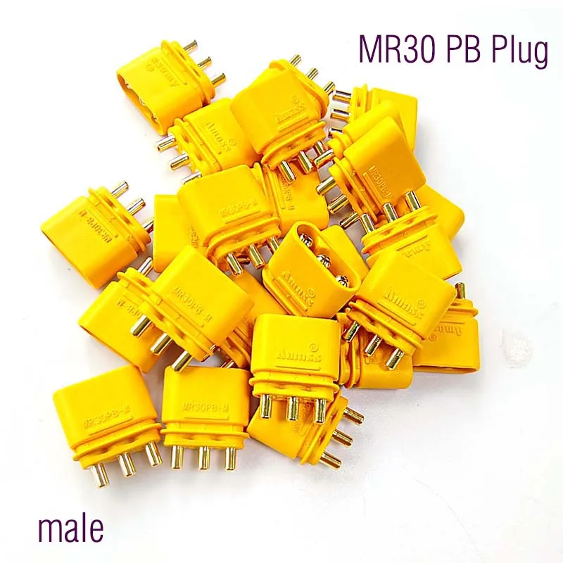 20pcs / 100pcs  Amass XT30U Male Female Bullet Connector Plug the Upgrade XT30 For RC FPV Lipo Battery RC drone