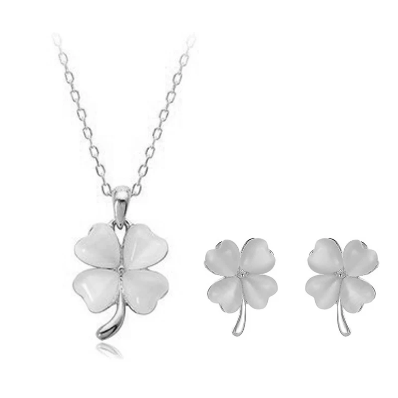 New Arrival Clover Opal Necklace Hot Sell Necklaces Nickel Free Elegant Women Jewelry