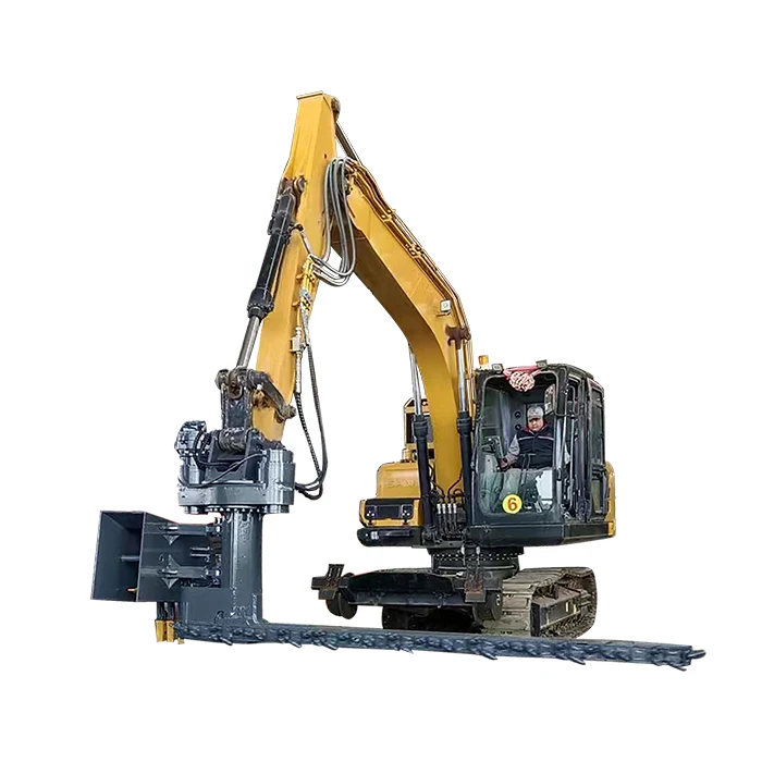 Bagger in Lotusform, hocheffizienter Stahlgreifer mit fünf Blütenblättern, Hebe-Halteimer zum Baggern und zum Entladen von Kohle