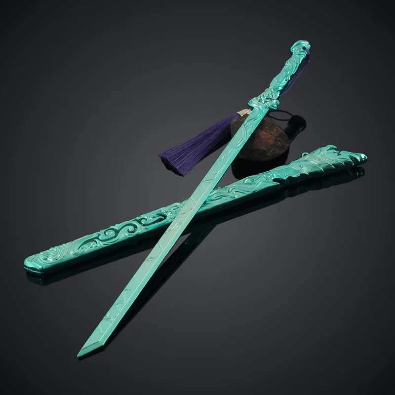 30cm Kylin Zhang Cloud - Interspersed Shadow Naraka: Bladepoint  Sword Alloy Game Peripheral Anime Manga Collection Gift Toy Boy