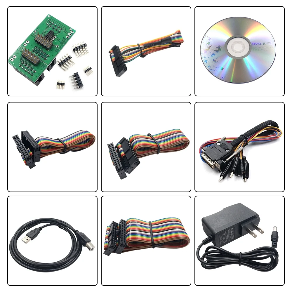 2023 Newest KESS V5.017 V2.80 Ktag V7.020 Master Version 4 LED Car ECU Programmer Tool OBD2 Unlimited Token Software BDM Frame