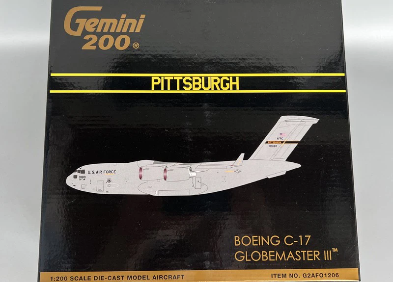 1/200 Scale G2AFO1206 US C-17A C17 Transport Aircraft Model Adult Fans Collectible Souvenir Gift