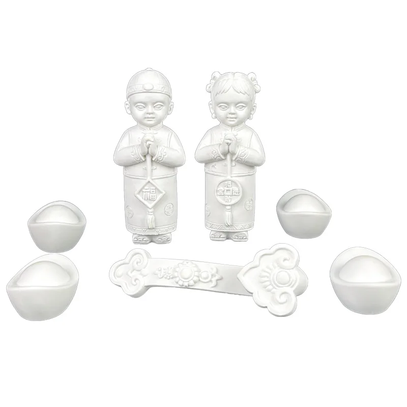 Rich and Ruyi Suit Graveyard Funeral Supplies White marble casket ornaments