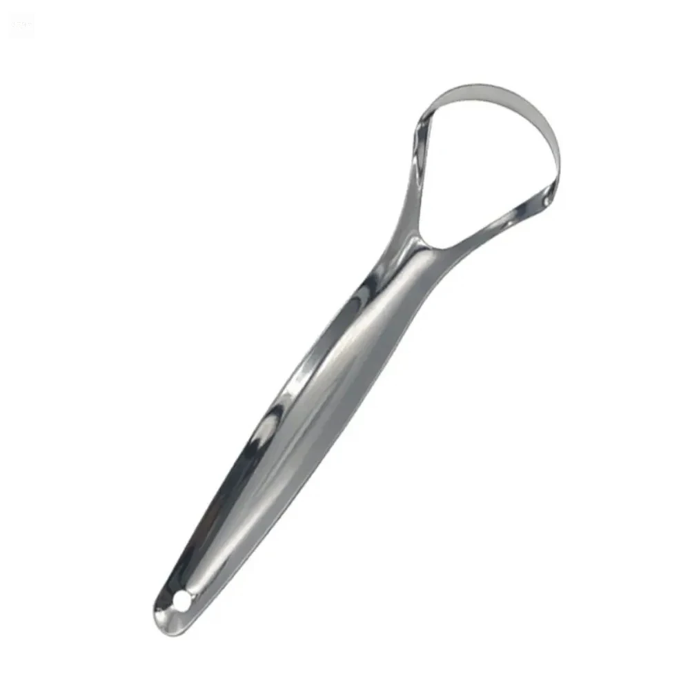 Raspador de Lengua de Acero Inoxidable Tipo Abierto, Cepillo Limpiador de Lengua, Herramientas de Cuidado Bucal para Higiene Oral