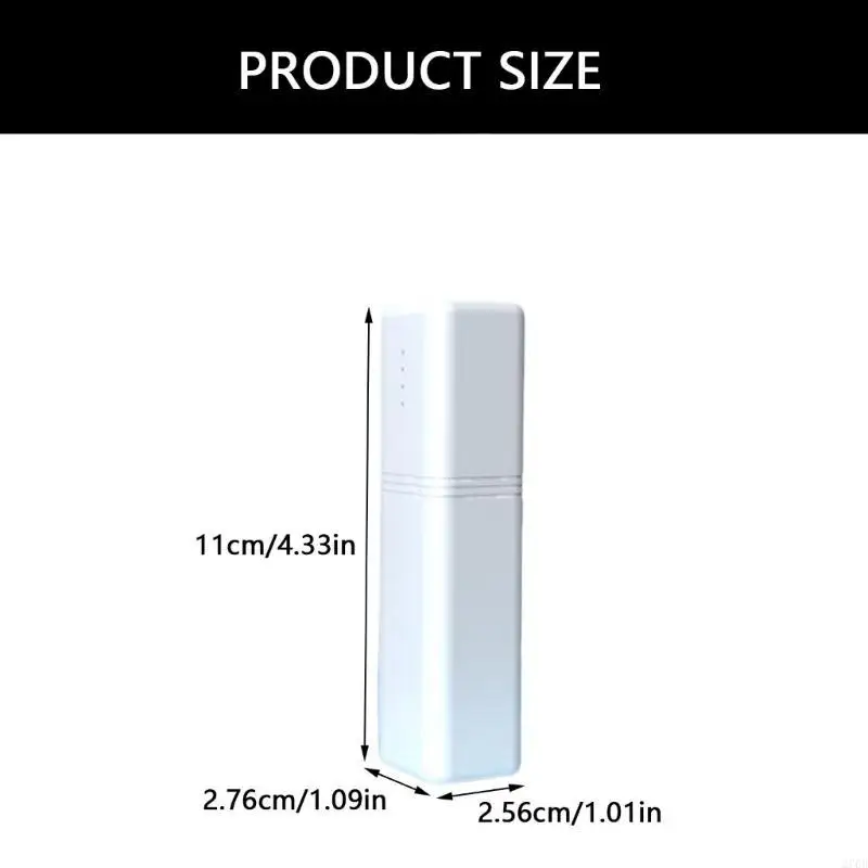 21700 batterijladerbehuizing voor meerdere apparaten 1 LCD-stroommonitors met celcapaciteit Twee draagbare USB-uitgangen