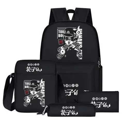 Anime Toilet-bound Jibaku Shounen Hanako-kun Backpack Student Back to School Shoulder Bag Schoolbag Outdoor Travel Backpack