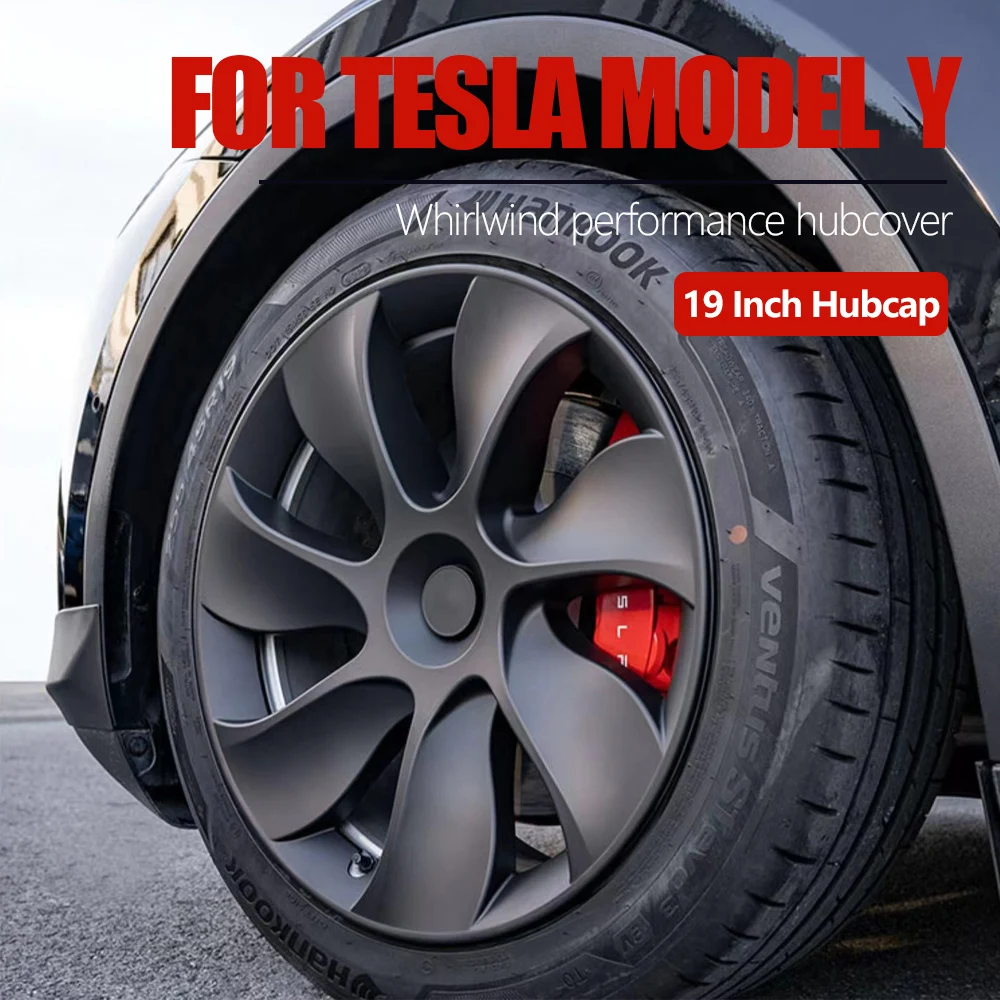 1PCS  Full Rim Cover Accessories 19Inch Hub Cap for Tesla Model Y Wheel Hubcap Performance Replacement Right & Left Hubcap