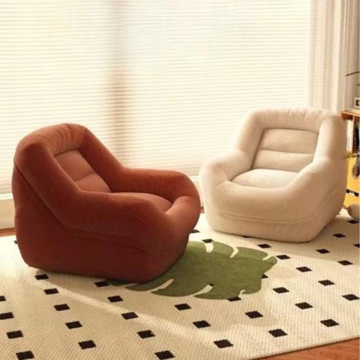 Nuevo sofá perezoso, Tatami, dormitorio de tamaño pequeño, sala de estar, balcón, sofá nido de estilo francés para una sola persona, silla, muebles para el hogar