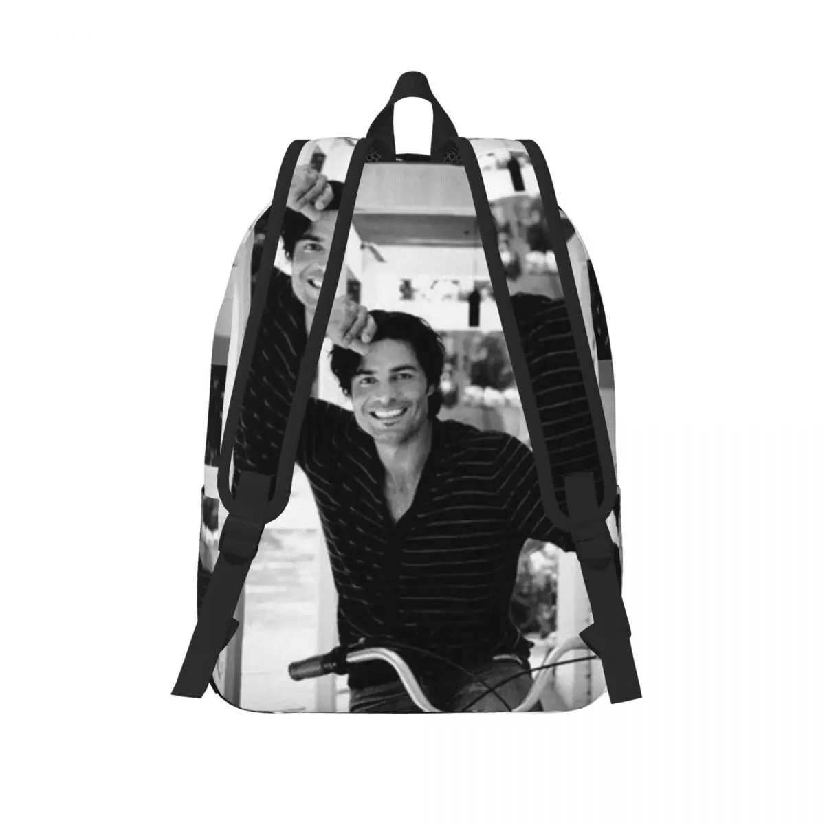 Chayanne Singer-mochila informal para hombre y mujer, morral de lona para ordenador portátil, para trabajo escolar, regalo