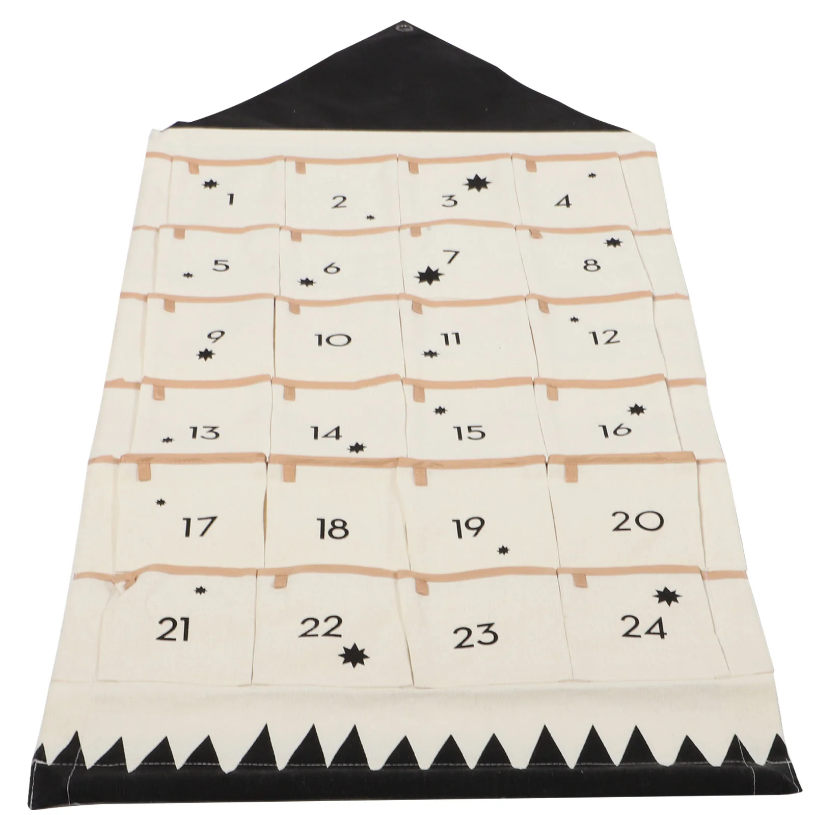 Storage Bag Wall-Mounted Pouch Hanging Gift Bags Countdown Calendar Xmas Multi-Pockets Sundries Organizer Tote