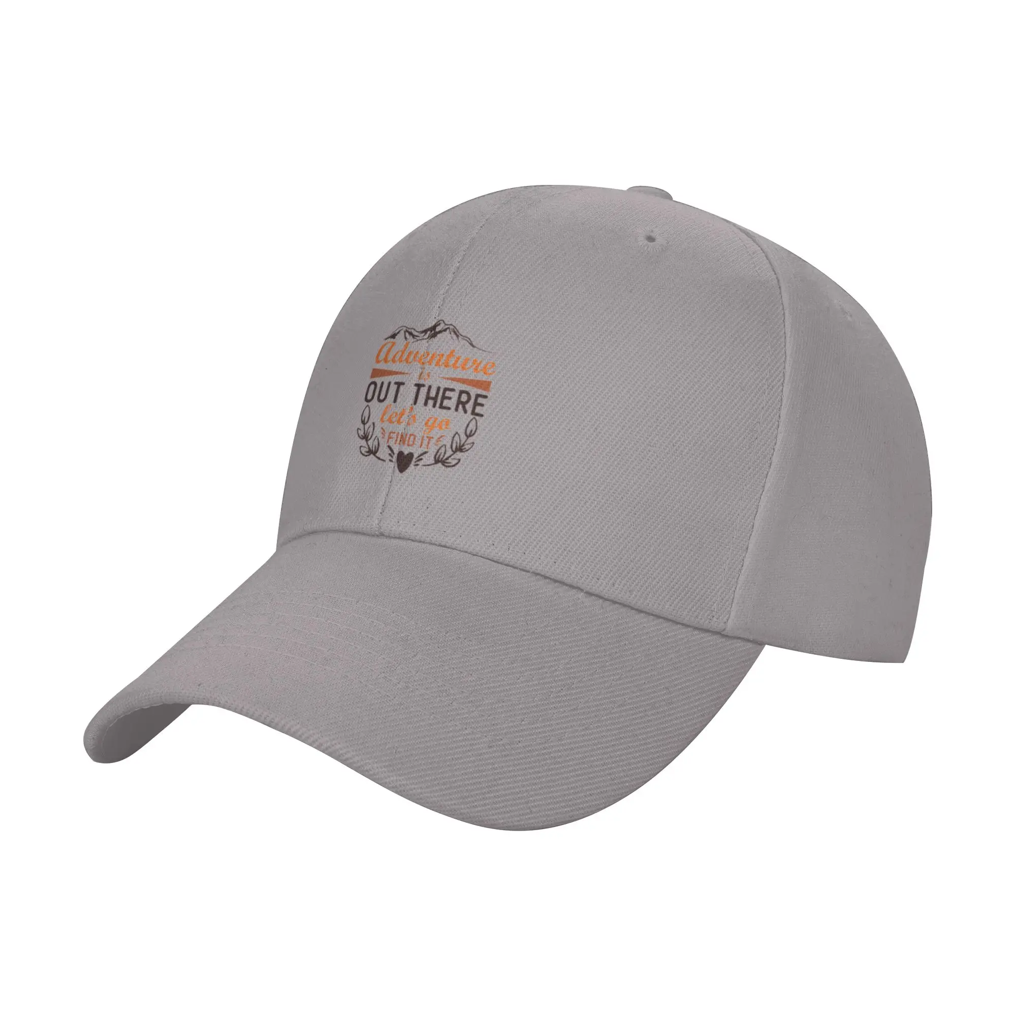 Adventure is Out There  Let s Go Find It Trendy Baseball Cap Retail Work Colorfast Sports Cap