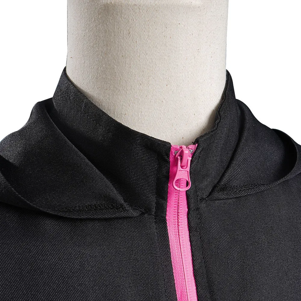 Calamari jogo guarda cosplay traje vermelho combinação roupa adulto adolescentes conjunto com capuz cinto luvas conjunto dia das bruxas