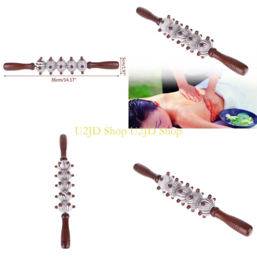 U2JD Muscle Massage Roller Handheld Massager for Cellulite Reduction