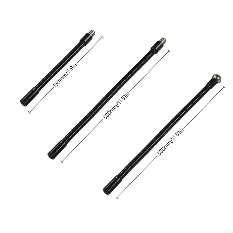 Camera ống kim loại cổ ngỗng chuyên nghiệp R91A Hỗ trợ cánh tay linh hoạt với luồng 3/8 "tiêu chuẩn cho camera ninh và hơn