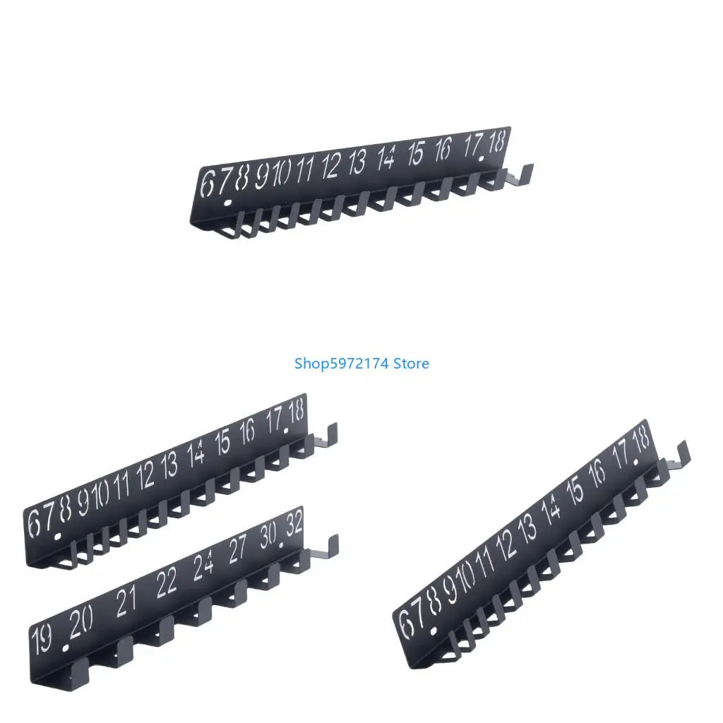 

Y3NB Modern Industrial Tool Hangers Wall Mounted Iron Design Wrench Rack For Garage Workshop Organization For Scissors