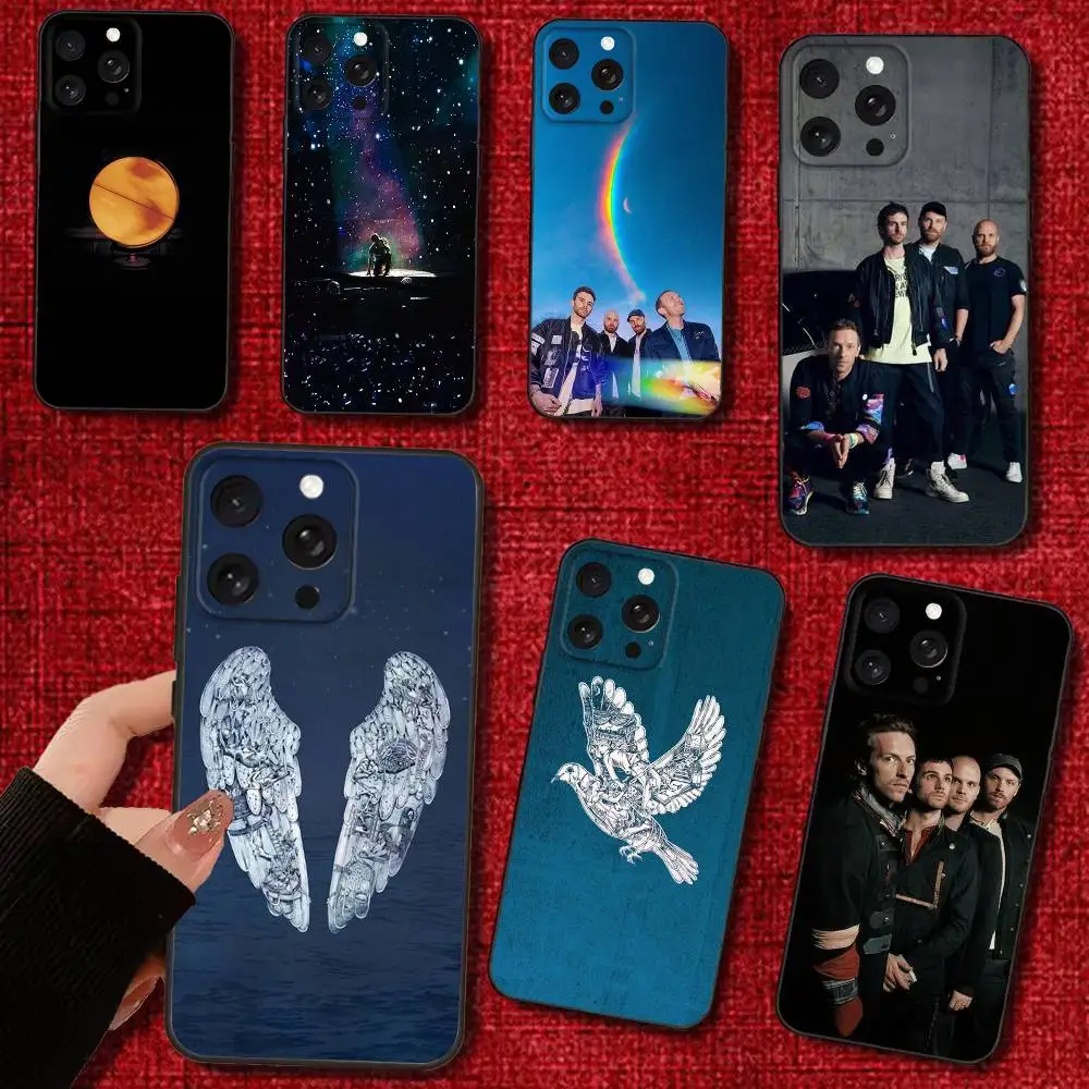 

Band C-Coldplay Phone Case For iPhone 16e,16,15,14,13,12,11,Pro,X,XS,Max,XR,Plus,Mini Soft Black Cover