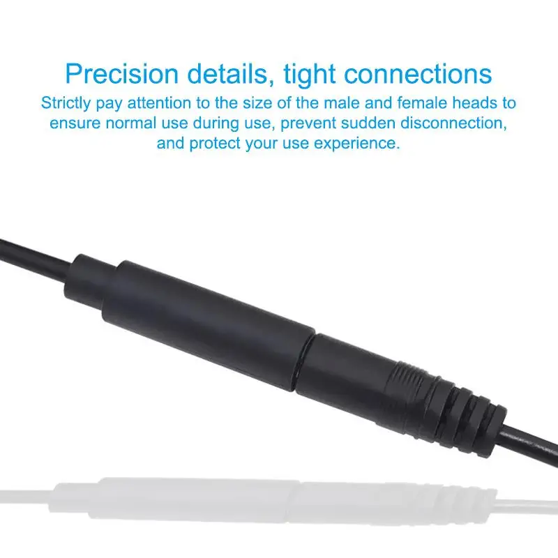 New 2PCS 2.5mm 3.5mm 1/8'' Mono Stereo Male Female Plug Jack Connector 2/3/4Pin AUX Extension Wire DIY Audio Earphone Mic Repair