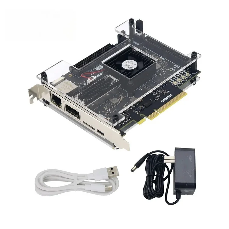 KU5P FPGA Development Board XCKU5P FMC HPC QSFP28 100G Optical PCIe 3.0 High Speed Data Processing