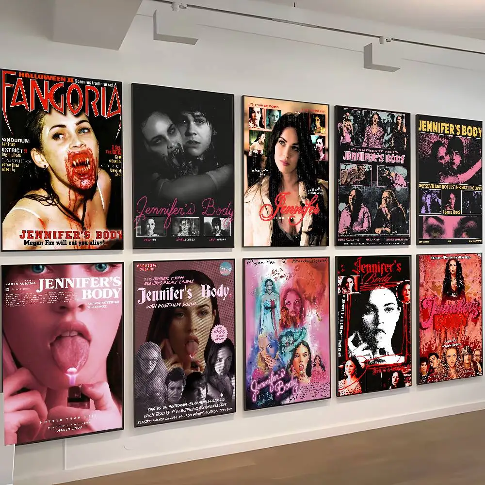 البوب فيلم جنيفر الجسم خمر الملصقات لزجة ورق أبيض يطبع الملصقات الفنية الملصقات ملصقات الحائط