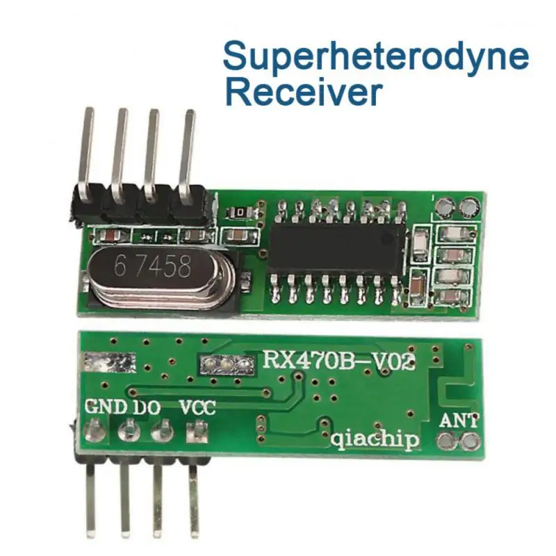 433 Mhz Superheterodyne RF Receiver and Transmitter Module For Arduino Wireless Module Kit 433Mhz Remote Control