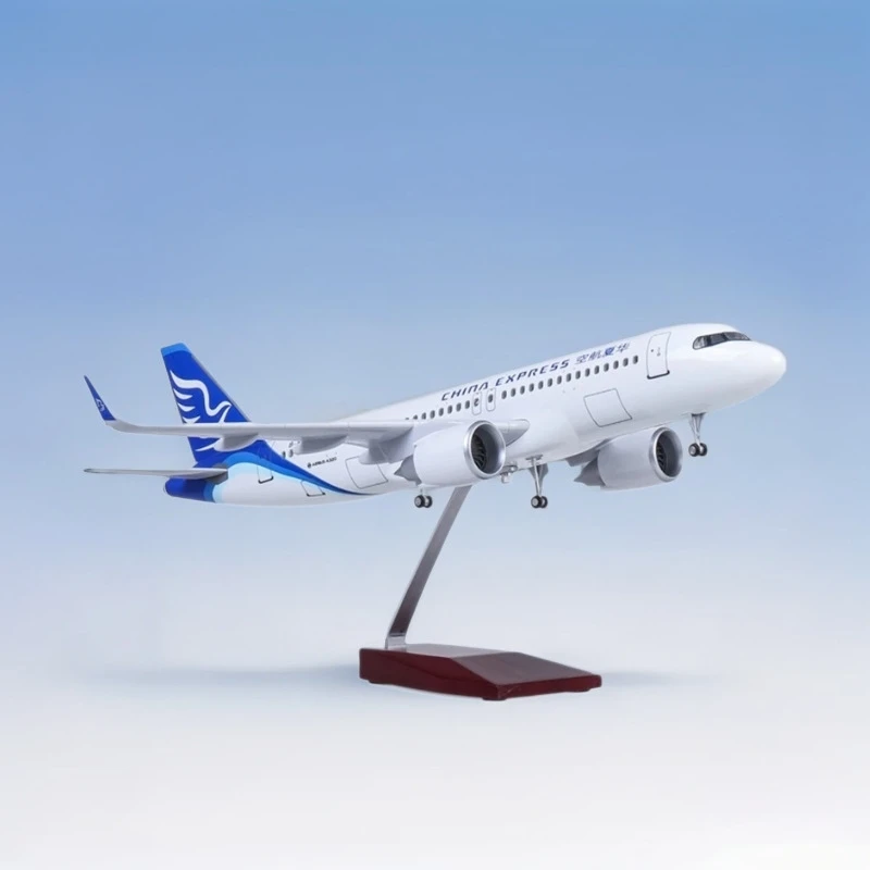 

Scale 47CM A350 NEO China Express Airlines A350 airplane toys for child With Lighting And Wheels Die-cast Resin Aircraft Model