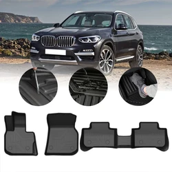 Alfombrillas impermeables para coche, accesorios interiores, alfombrillas de goma para BMW X3 IX3 2018 2019 2020 2021 2022 2023