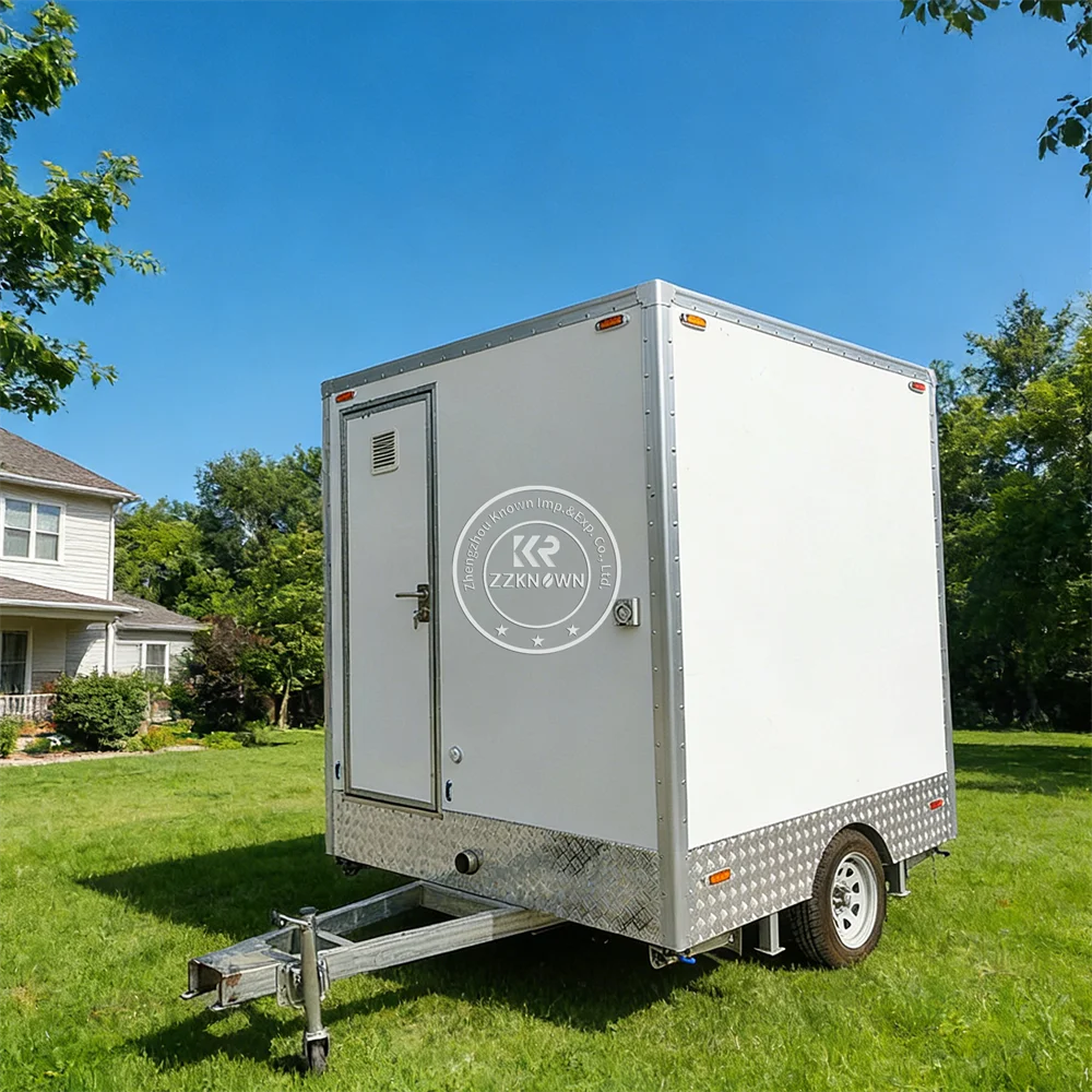 Modern Outdoor Washroom Portable Toilet Mobile Restroom Trailer Smart Bathroom VIP Toilet Trailer for Event Use