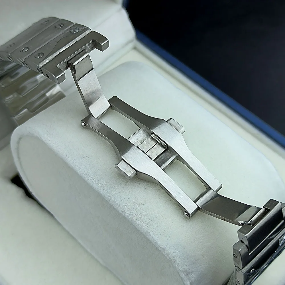 NH35 Watch Square Case NH35 dial Square Dial Roma Dial Watch Case Folding Buckle fit NH35 NH36 movement Watch accessories