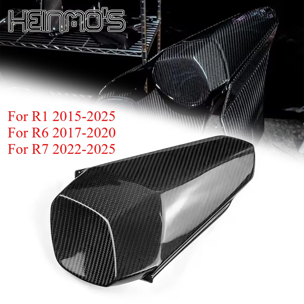 

For Yamaha R1 R1M 2015-2025 Motorcycle Accessories Carbon Fiber Rear Seat Pillion Cover Tail Hump Fairing Guard Protector