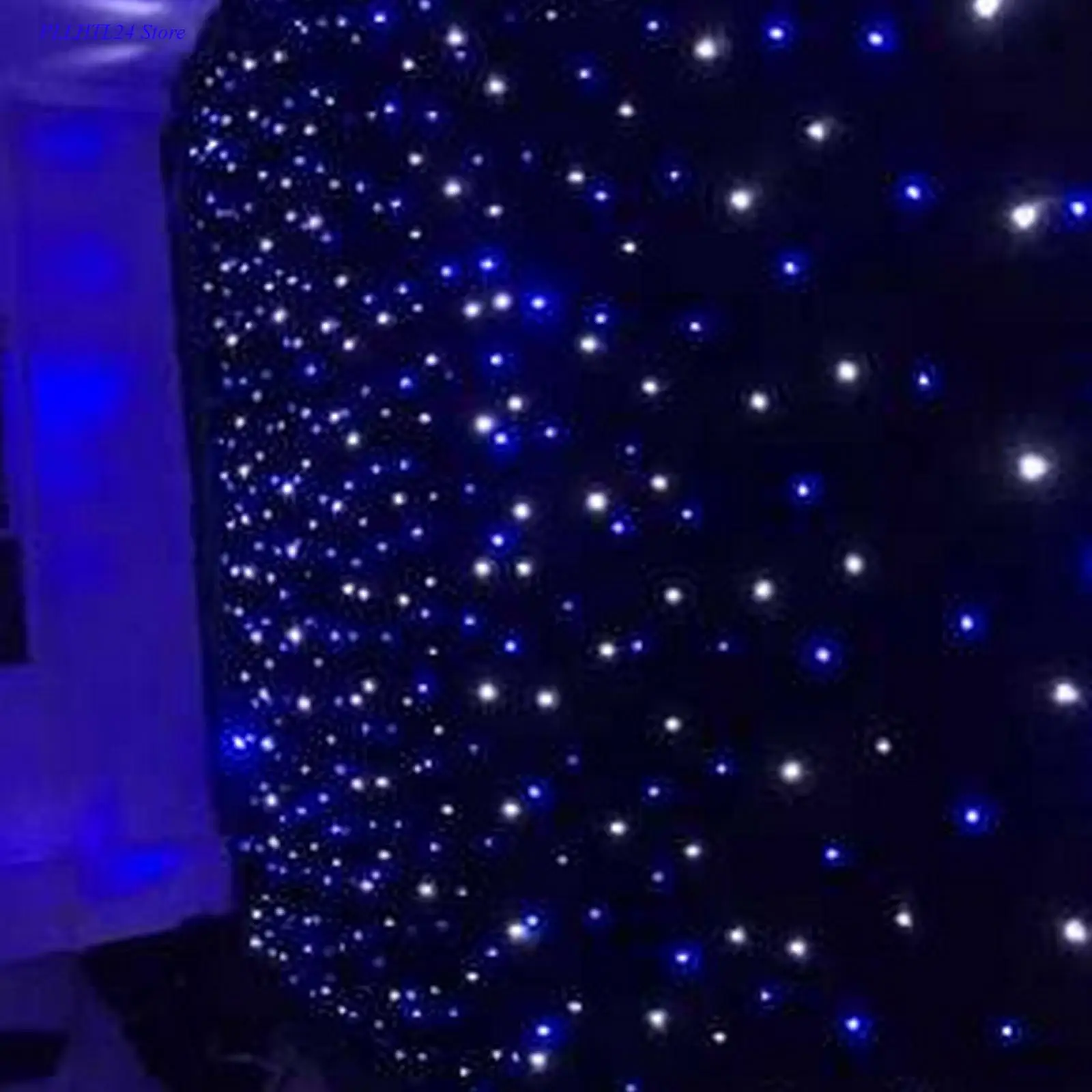 Imagem -03 - Led Drape Star Cloth Curtain Backdrop Stage Backdrop Tela de Fundo para Bar Casamento Festa de Natal Eventos 3m x 3m