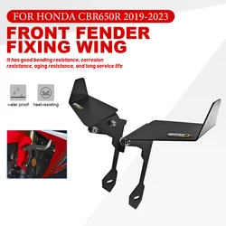 Motorcycle Front fender fixed Wing For HONDA CBR650R CBR 650 RR 2019-2023 adjustable Mudguard Wing splash guard Winglet